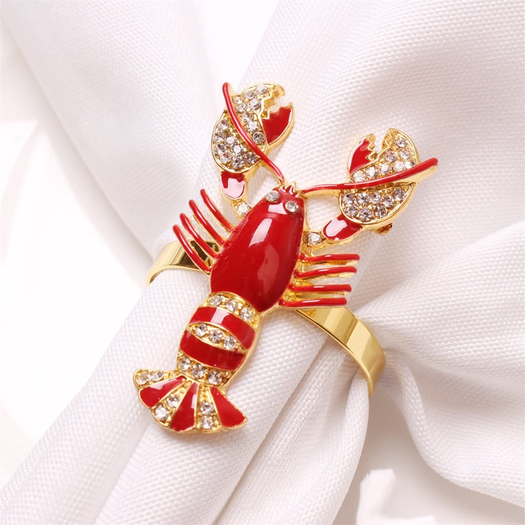 Lot de 12 Ronds de Serviette en Papier pour Table de Banquet d'hôtel (Rouge, Taille Unique)