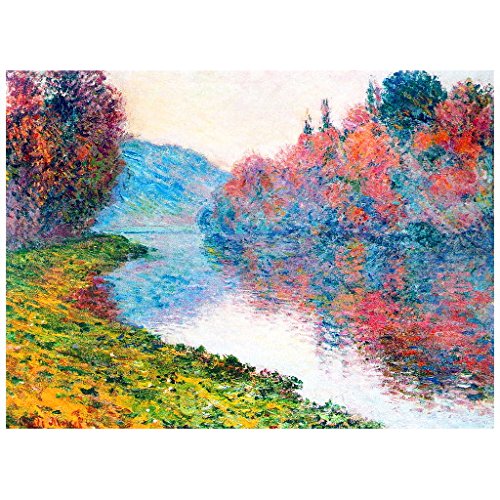 Dreamery Studio, Claude Monet Banks of Seine at Jenfosse Refrigerator Magnet