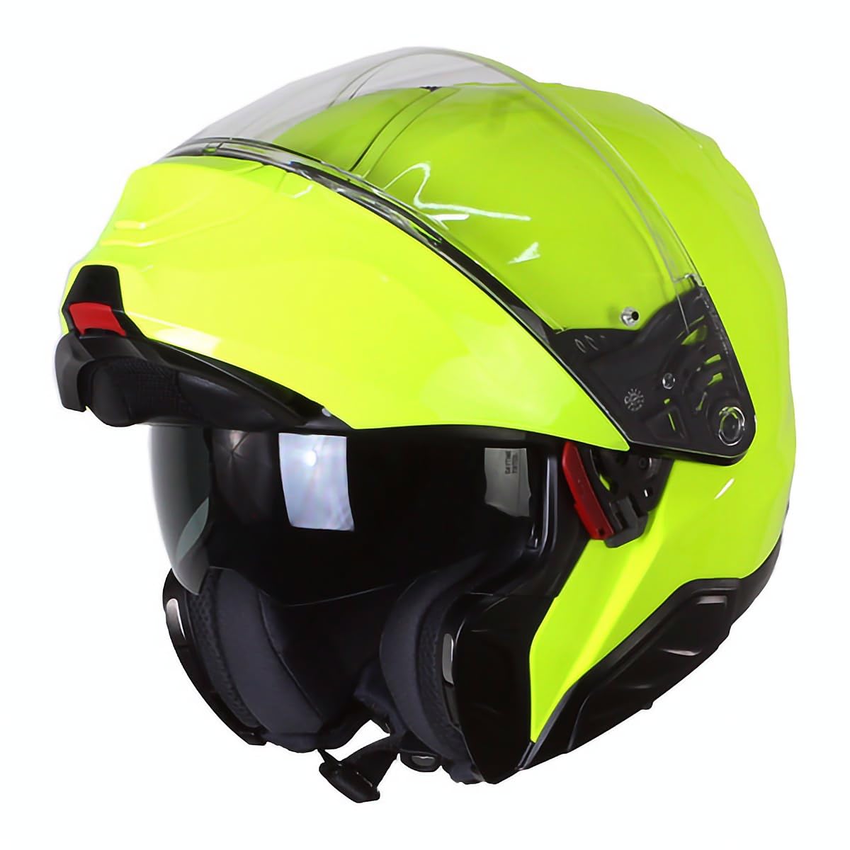 Casque Moto Modulable RPHA91 HJC Vert Fluo S contre la buée - 8