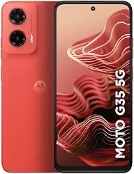 Smartphone Motorola Moto g35 5G - 256GB 12GB (4GB RAM+8GB Ram Boost) e Camera 50MP com AI NFC Tela 6.7" com Superbrilho - Coral