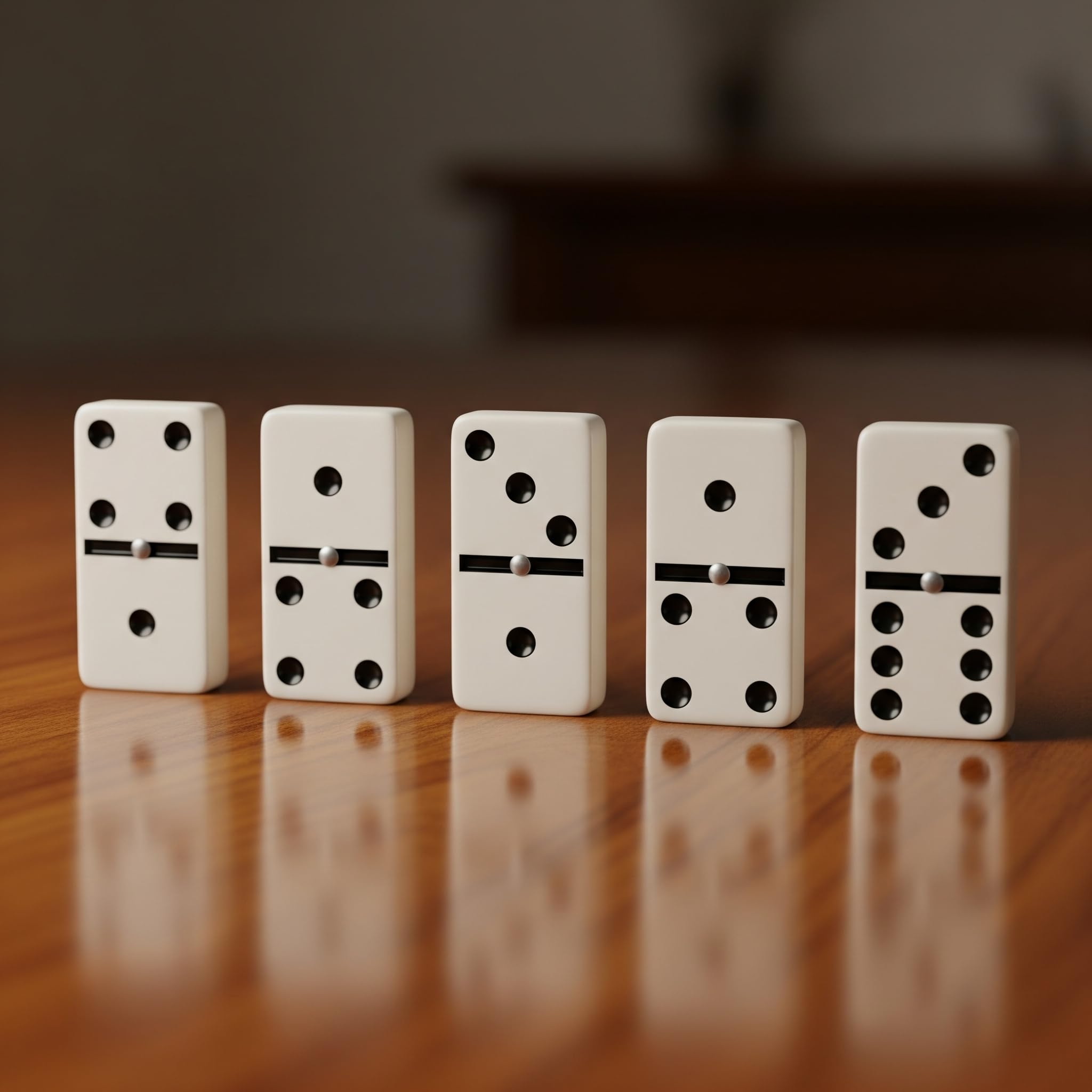 Jeu de plateau - Domino - Boite en bois - 15x5x3 cm - Mixte - 2 joueurs ou plus