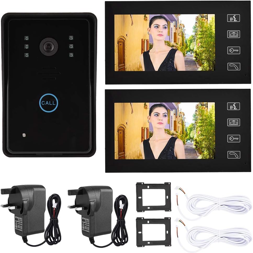 Video Door Phone,7 Inch HD Kit Entry Monitor System