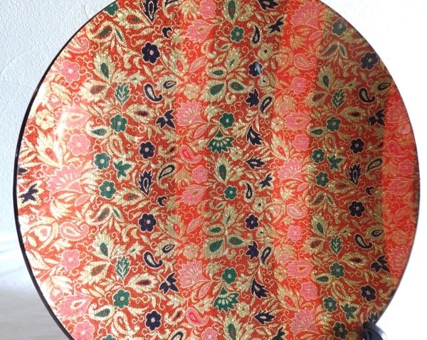 ぎやまん ISAMU kANO 金銀花模様 ガラスプレート29cm ぎやまん ISAMU kANOU 金銀花模様 陶器 プレート29cm - メルカリ