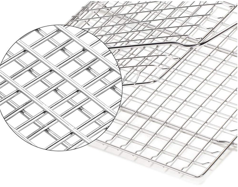 Cestello per griglia per Barbecue, Strumento per Clip crittografato in Grassetto per Pesce alla griglia in Acciaio Inossidabile 304