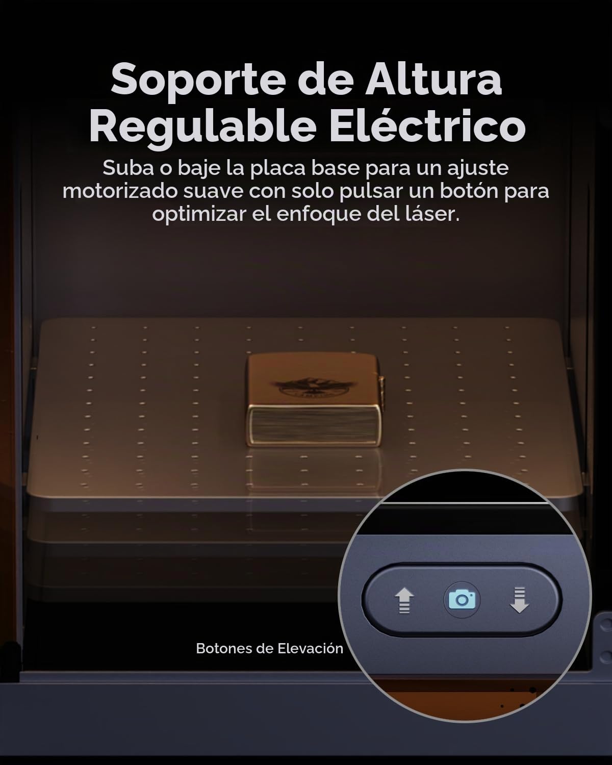 LaserPecker LP5 grabadora láser de fibra y diodo con cámara de 5MP