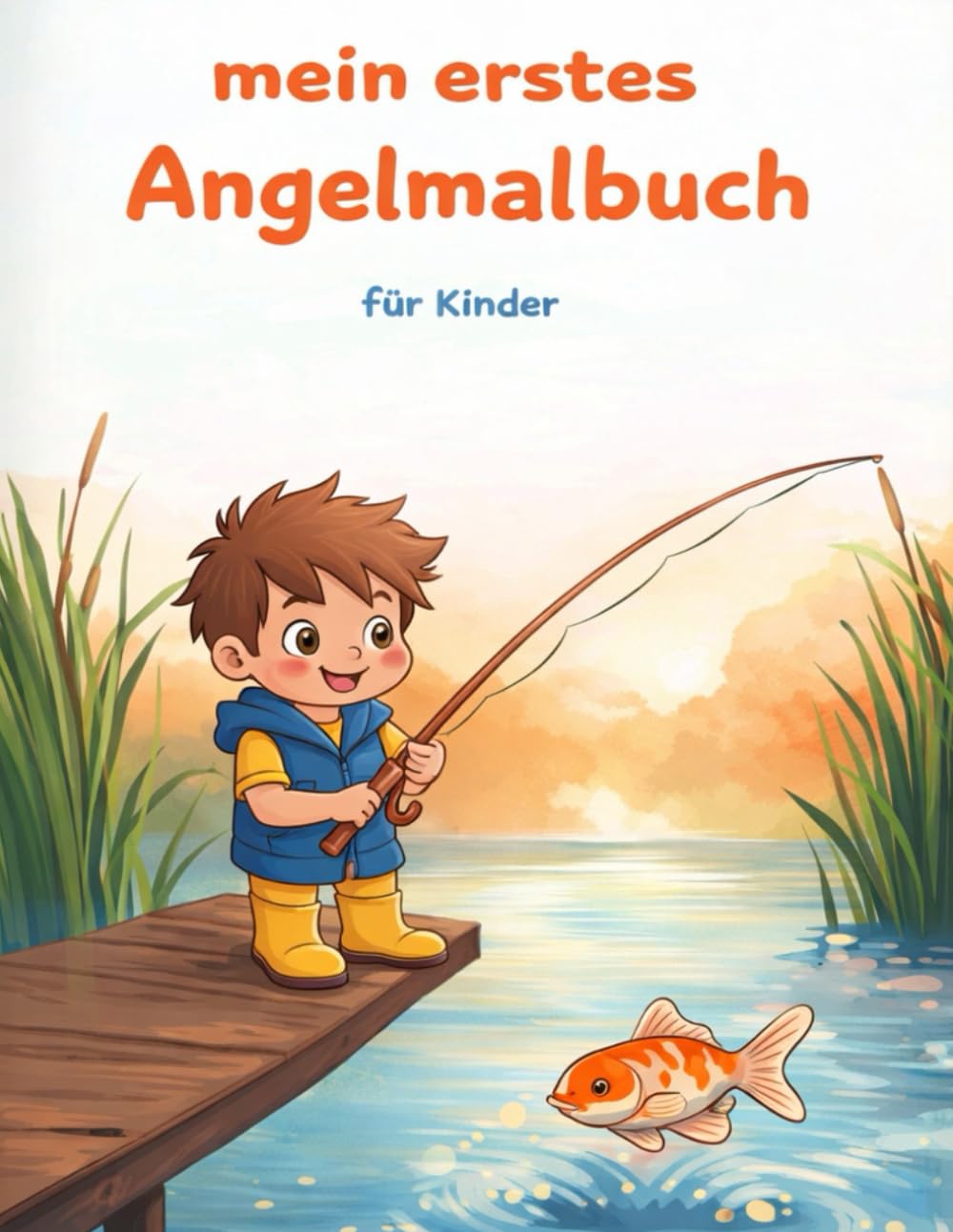 Angelausmalbuch für die kleinsten Angler: für alle Altersklassen