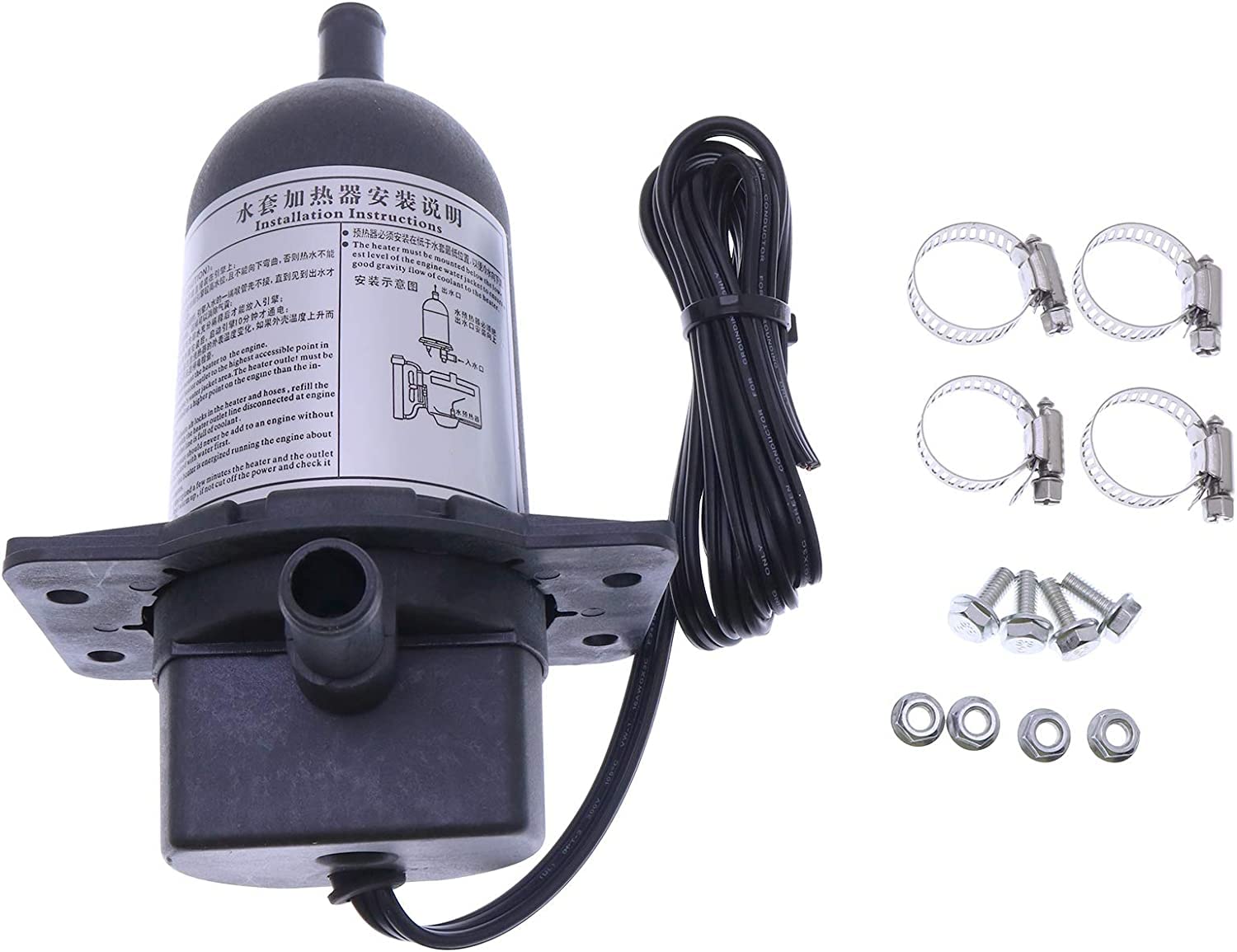 zt truck parts Pre Heater TPS101GT10-000 Engine Block Heater Type 1000 Watt  120 Volt 1000W 120V, Engine Heaters - Amazon Canada