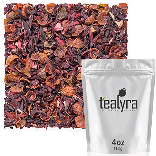 Tealyra - Hibiscus and Rosehips - Herbla Loose Leaf Tea - Health Tonic