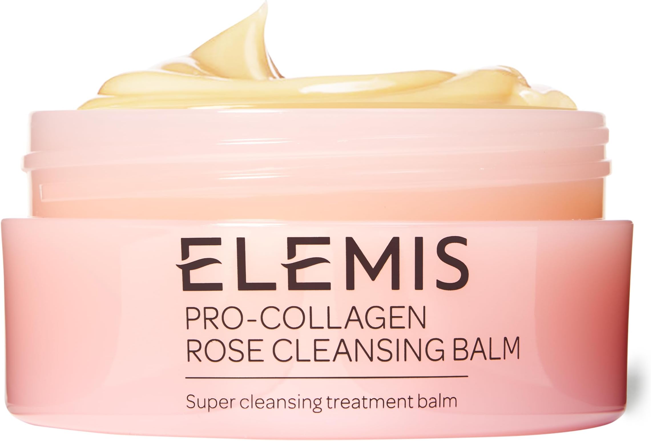 Pro-Collagen Rose Cleansing Balm - 3-in-1 Daily Face Cleanser - Melts Away Waterproof Makeup and Sunscreen - Rose and Elderberry Oil - 100