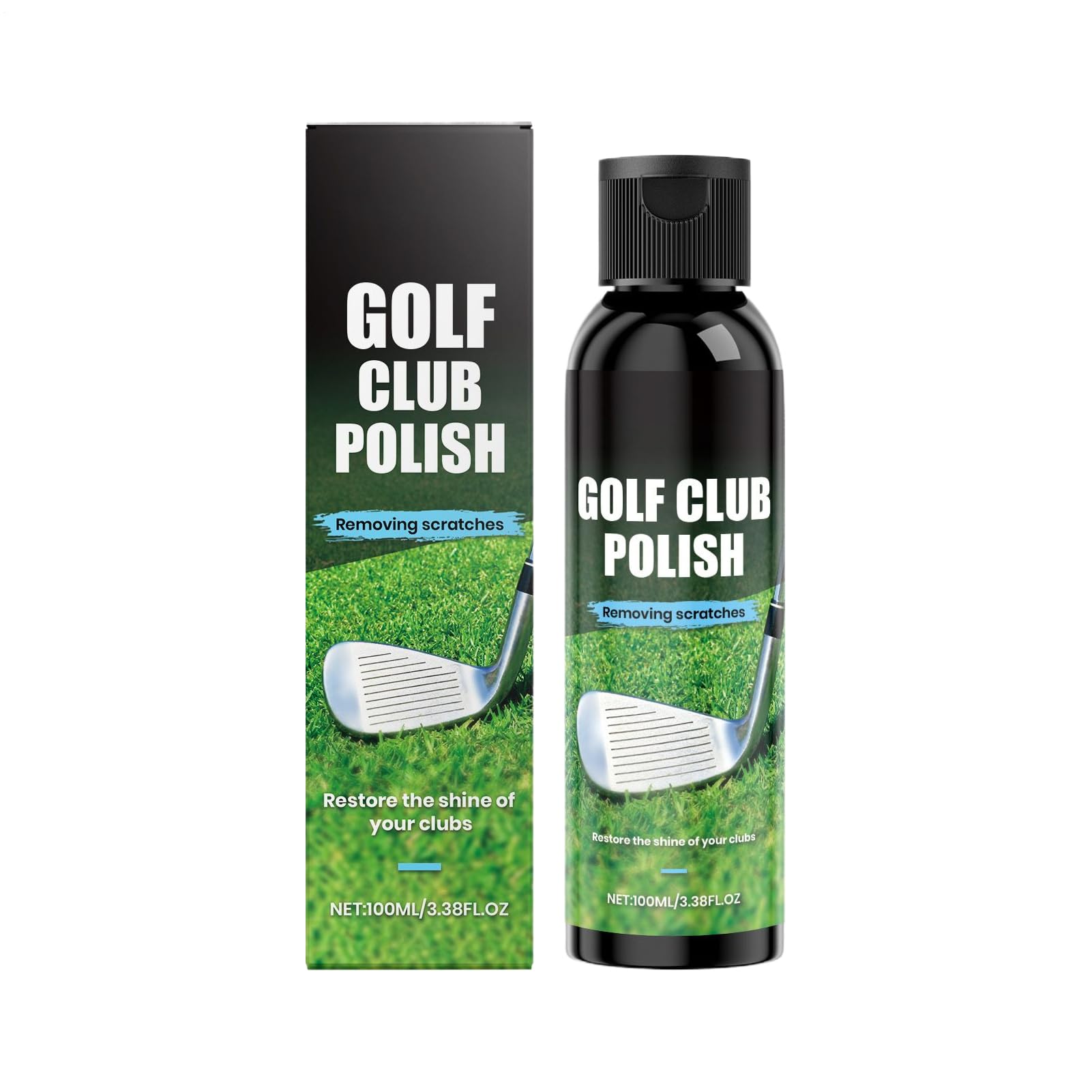 Teksome Lucido per Mazze da Golf Rimuove | 100ml Agente Lucidante | Soluzione Manutenzione Mazze - per Appassionati Giocatori Collezionisti Uomini Specialisti di Torneo Inizio della Stagione