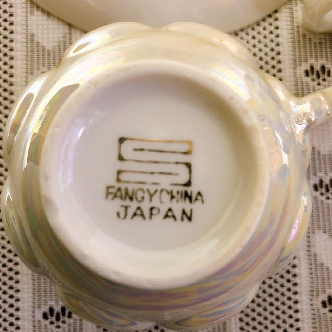 fancy china   ティーセット Amazon.co.jp: 未使用昭和レトロファンシーチャイナティーセット