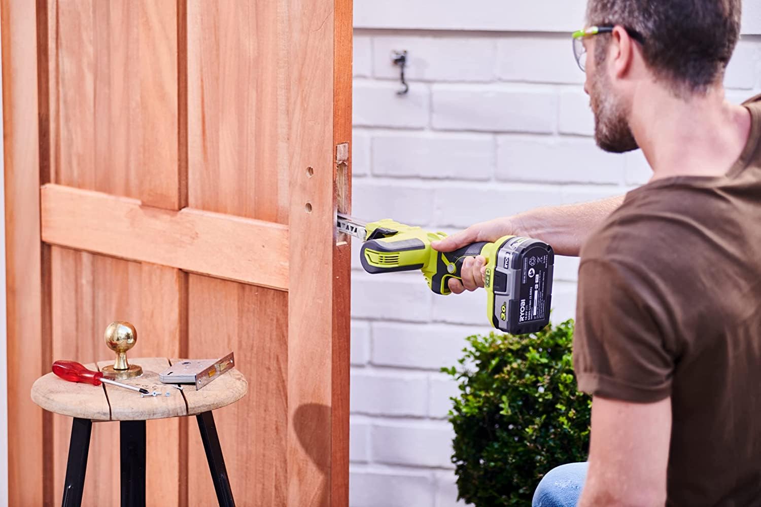 Ryobi Lima a Nastro a Batteria 18V ONE+, Nastro 13 x 457 mm, Velocità Variabile 630 m/min, Senza Batteria e Caricatore, R18PF-0