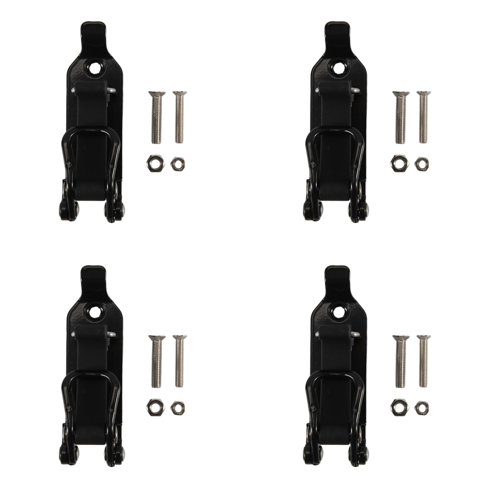 Jnchdghwa Black 4Pcs Tool Fixing Bracket Wall Mounting Bracket Shovel Ax Quick Release Clamp Shovel Bracket For Car Rv Boat
