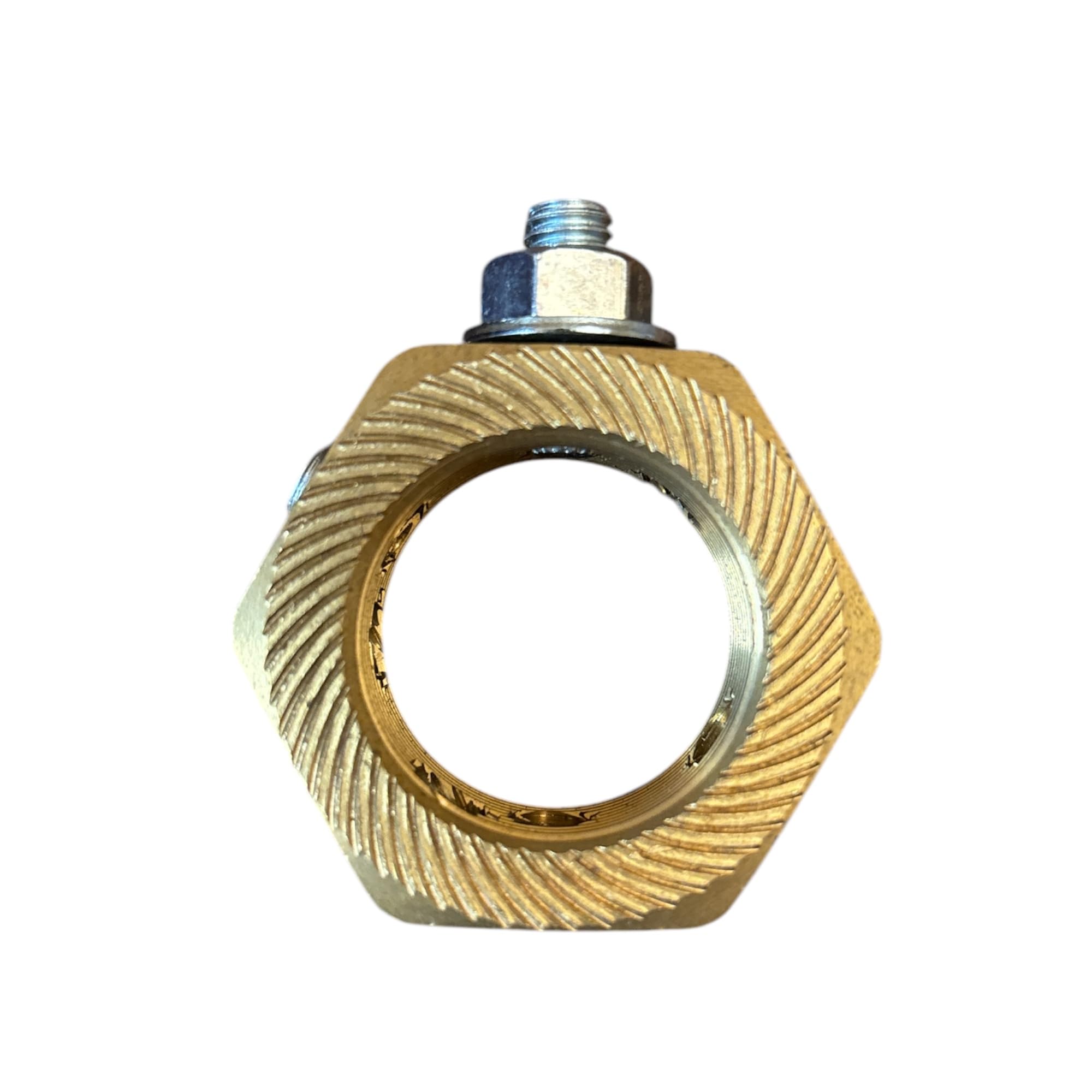 32mm Brass Earth Locknut, M32 Earthing Nut, SWA Earth Nut, 32mm Brass Earth Locknut, 32mm Earthing Nut, M32 Earthing Locknut - 1 NUT - Image 2