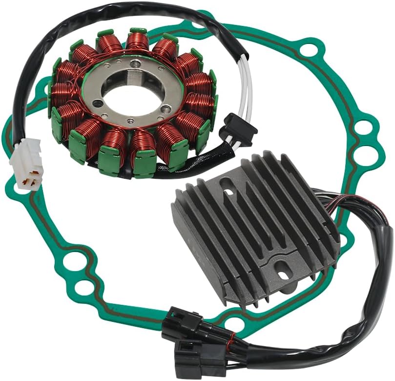 適用 スズキ GSX-R1000 GSXR1000 2007-2008用、ステーター3 【レギュレータステータコイルガスケットキットモーター】