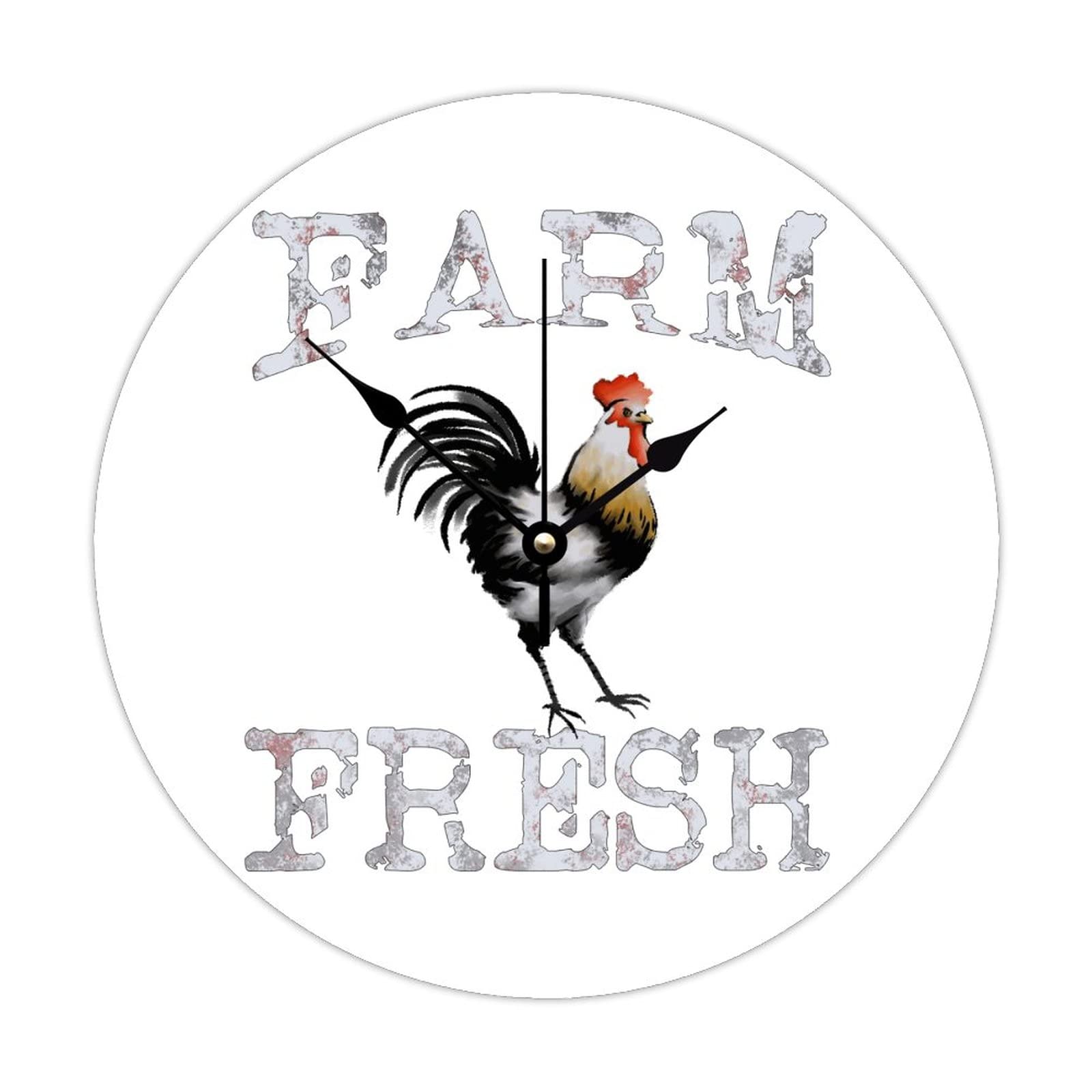 Horloge coq en bois rustique pour sublimer la décoration de votre cuisine