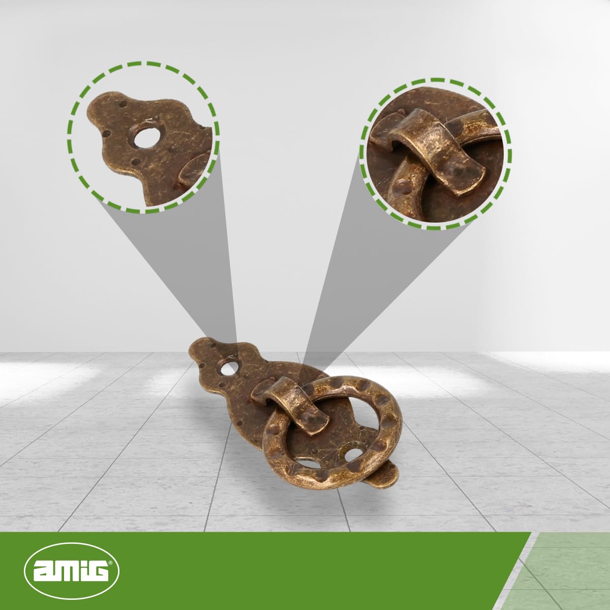 Amig - Poignée Horizontale - Modèle 1000 - En Acier