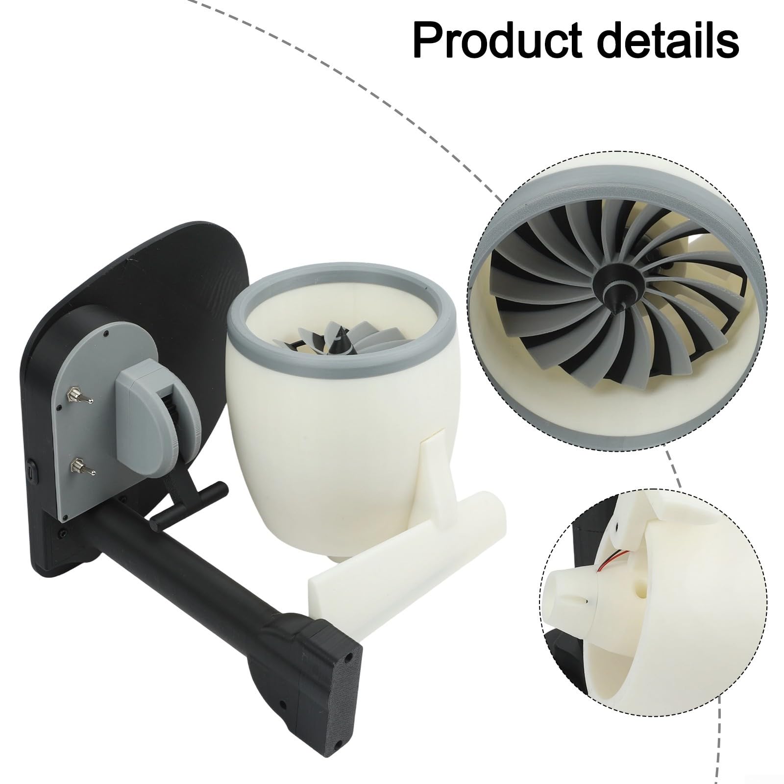 USB Desktop Fan Engine Design With Humidifier LED Light