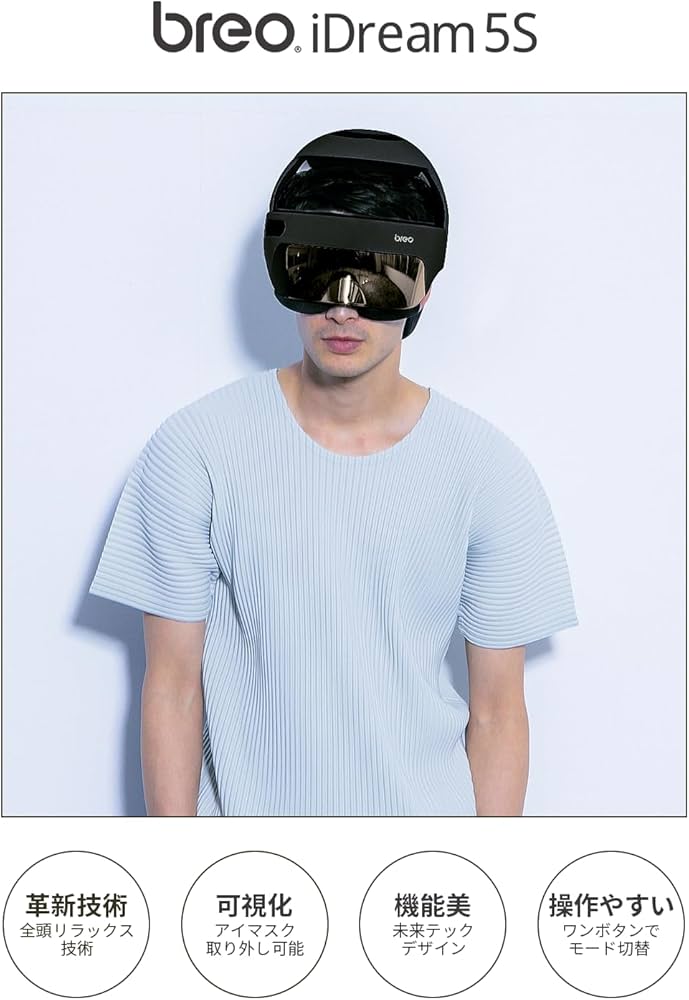 Amazon | [breo]ヘッドスパ アイウォーマー 全回復ヘルメット 頭部