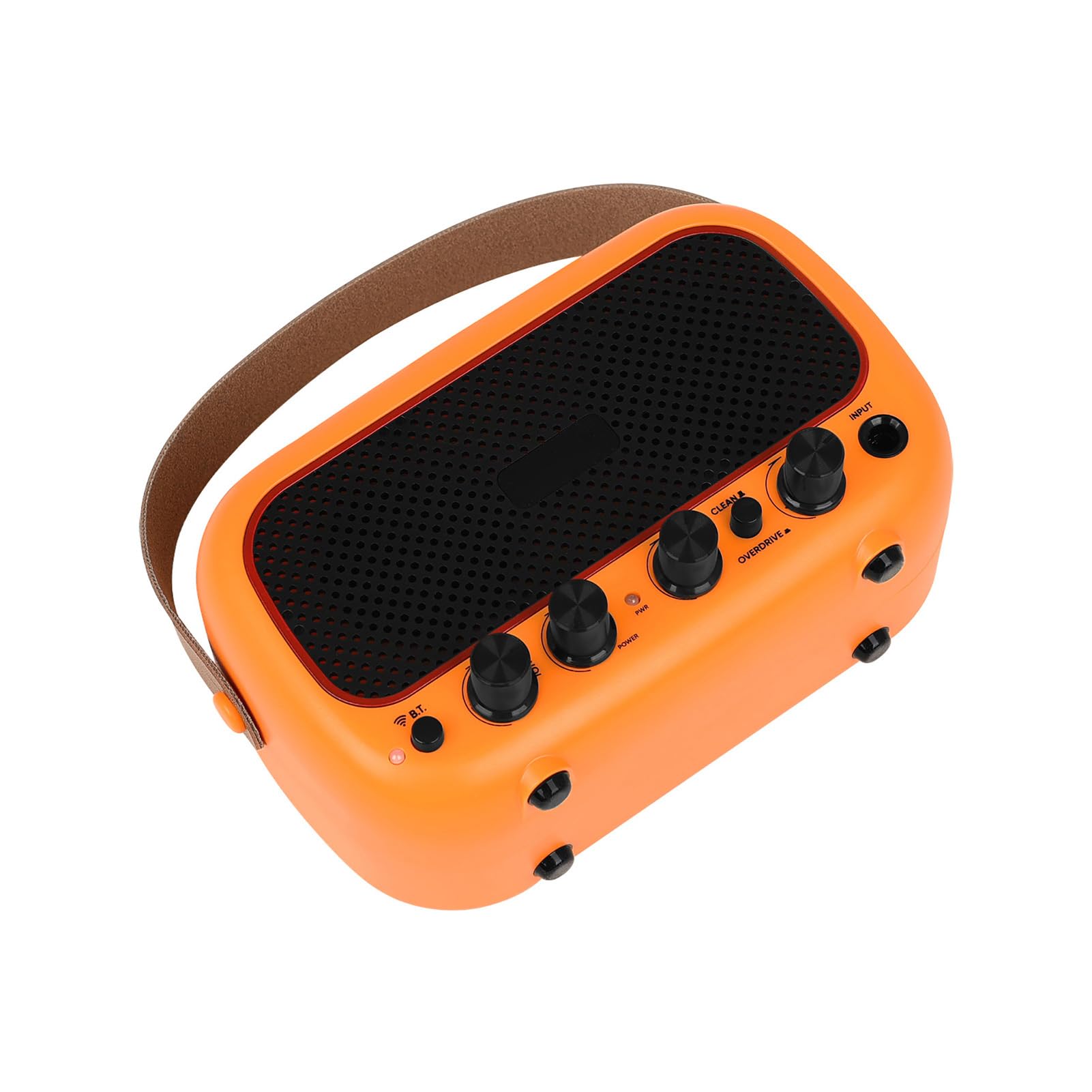 Amplificatore per Chitarra Portatile, Amplificatore per Chitarra Alimentato a Batteria Ricaricabile con modalità Overdrive, 7 Ore di Riproduzione per Esercitazioni e Performance all'aperto
