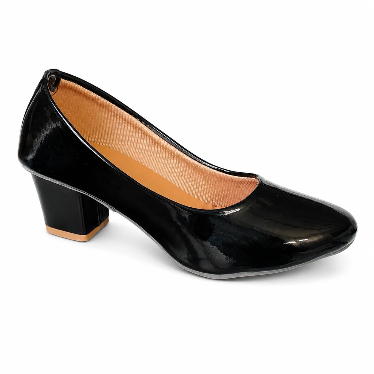 Women’s Block Heel Pumps | Comfortable Slip-On Office Wear-picture-16