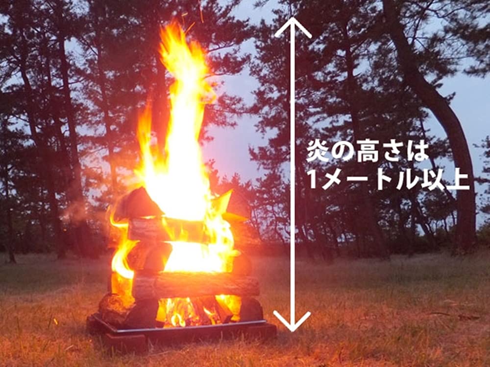 Amazon.co.jp: Yumemaki キャンプファイヤー 薪セット 焚火 太割り薪