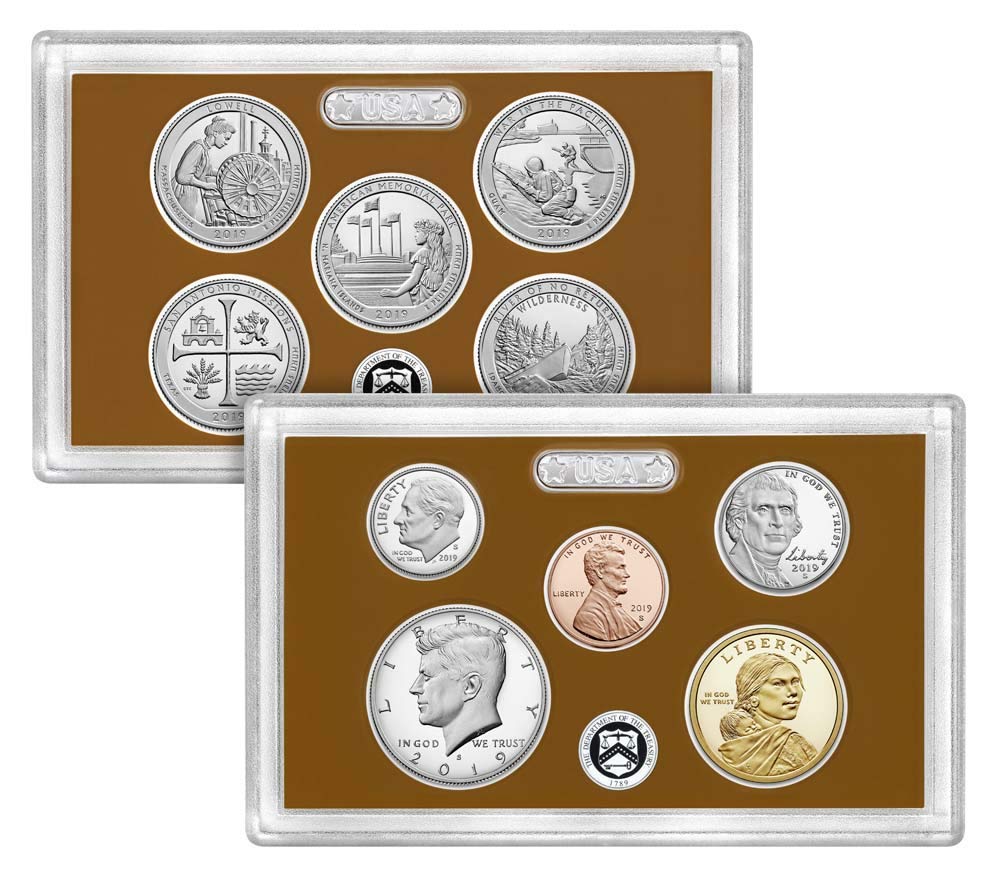 2019 US Proof Coin Set - GEM Quality with Box -4