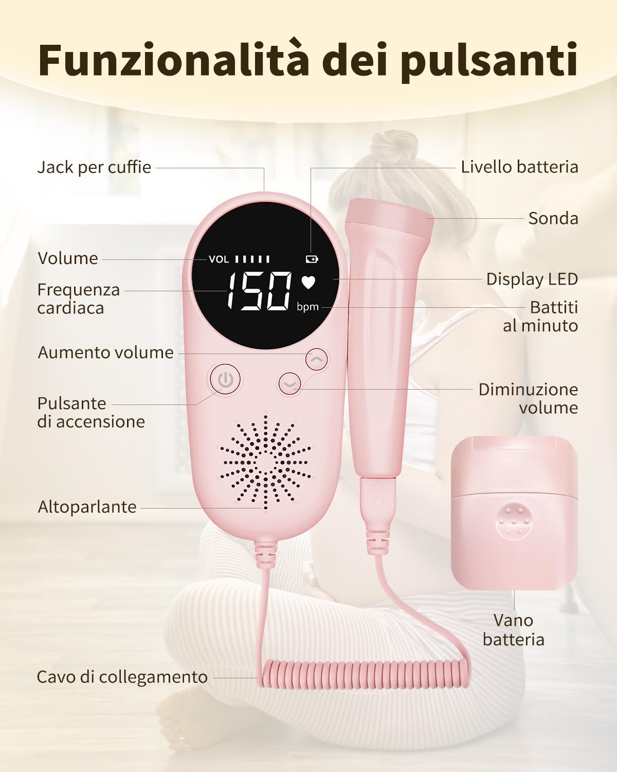 Britzgo W825 Regalo di Gravidanza per Futura Mamma,Momenti Preziosi da Condividere in Famiglia,Souvenir Emotivo da Tesoro
