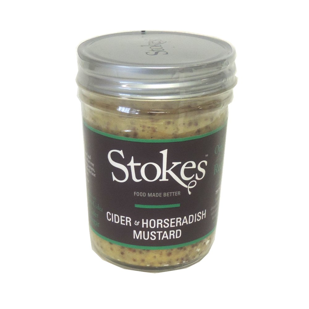 Stokes - Cider & Horseradish Mustard - 230g (Pack of 3)