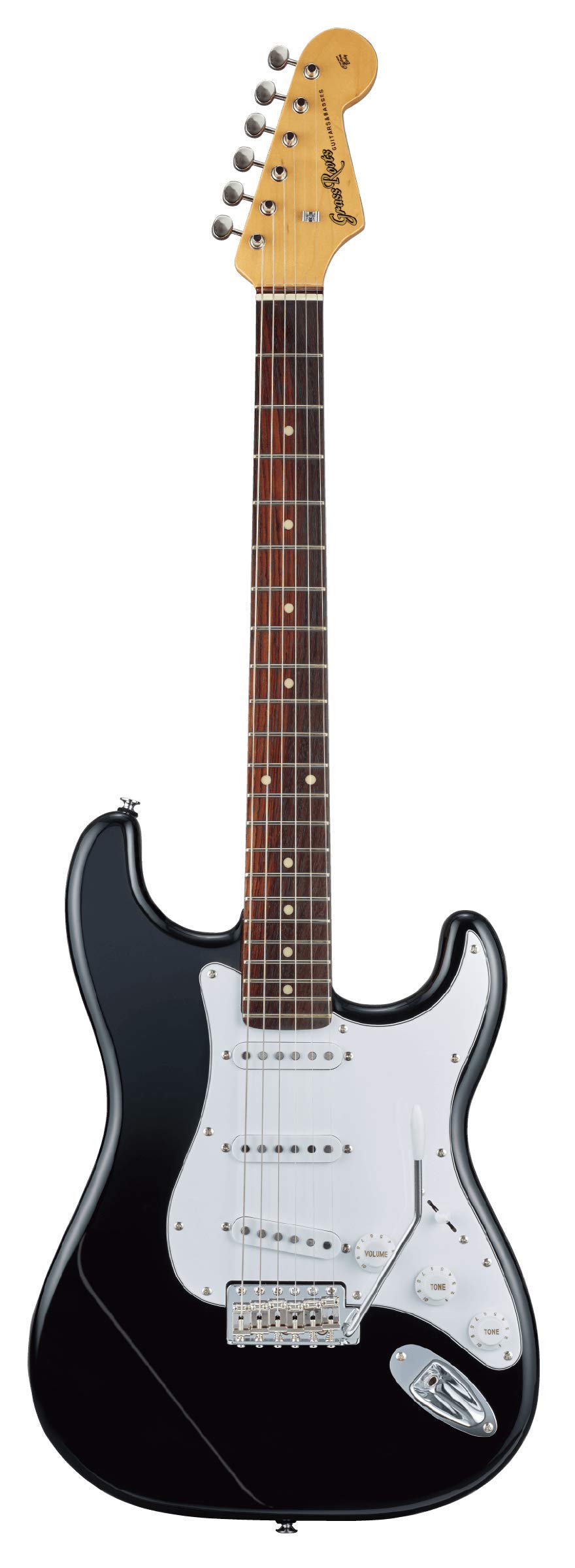 Amazon | GrassRoots G-ST/R Black エレキギター | エレキギター