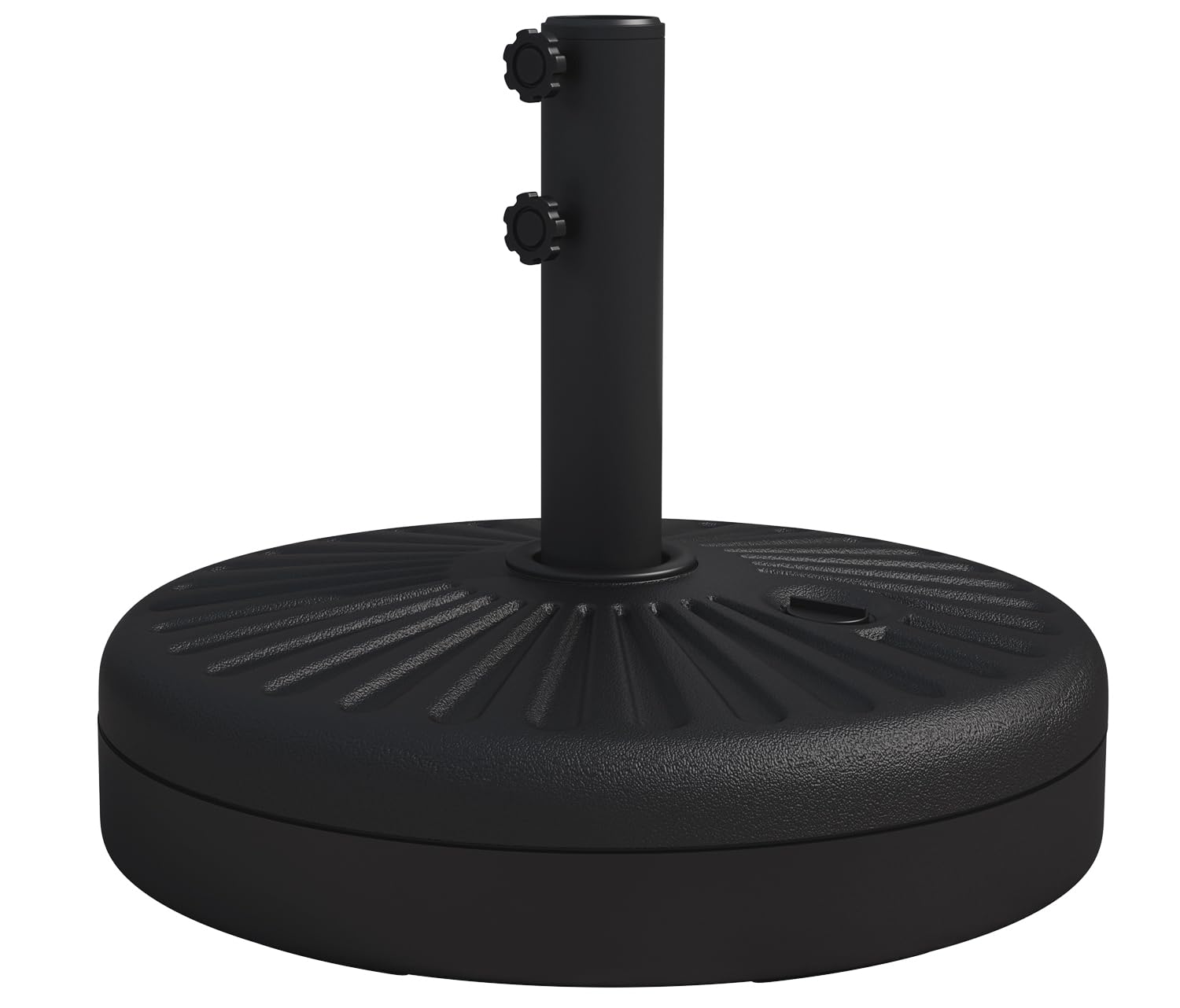 MEWAY Patio Umbrella Base Stand, Outdoor Umbrella Base Water Fill Stand, Patio Outdoor Heavy Duty Umbrella Holder (Black)