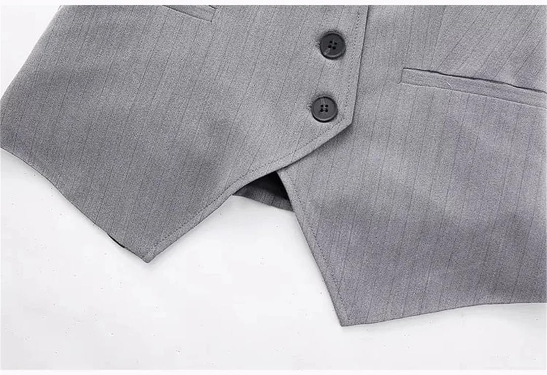 Women Suit Solid V Neck Single Breasted Pockets Blazer Zipper Straight Shorts Fashion Sets