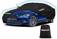 Vista 10 de Funda Universal para Sedán Compatible con Mercedes-Benz Clase C, BMW Serie 3, Audi A3, Impermeable para Todo Clima Resistente Anti-UV Resistente al
