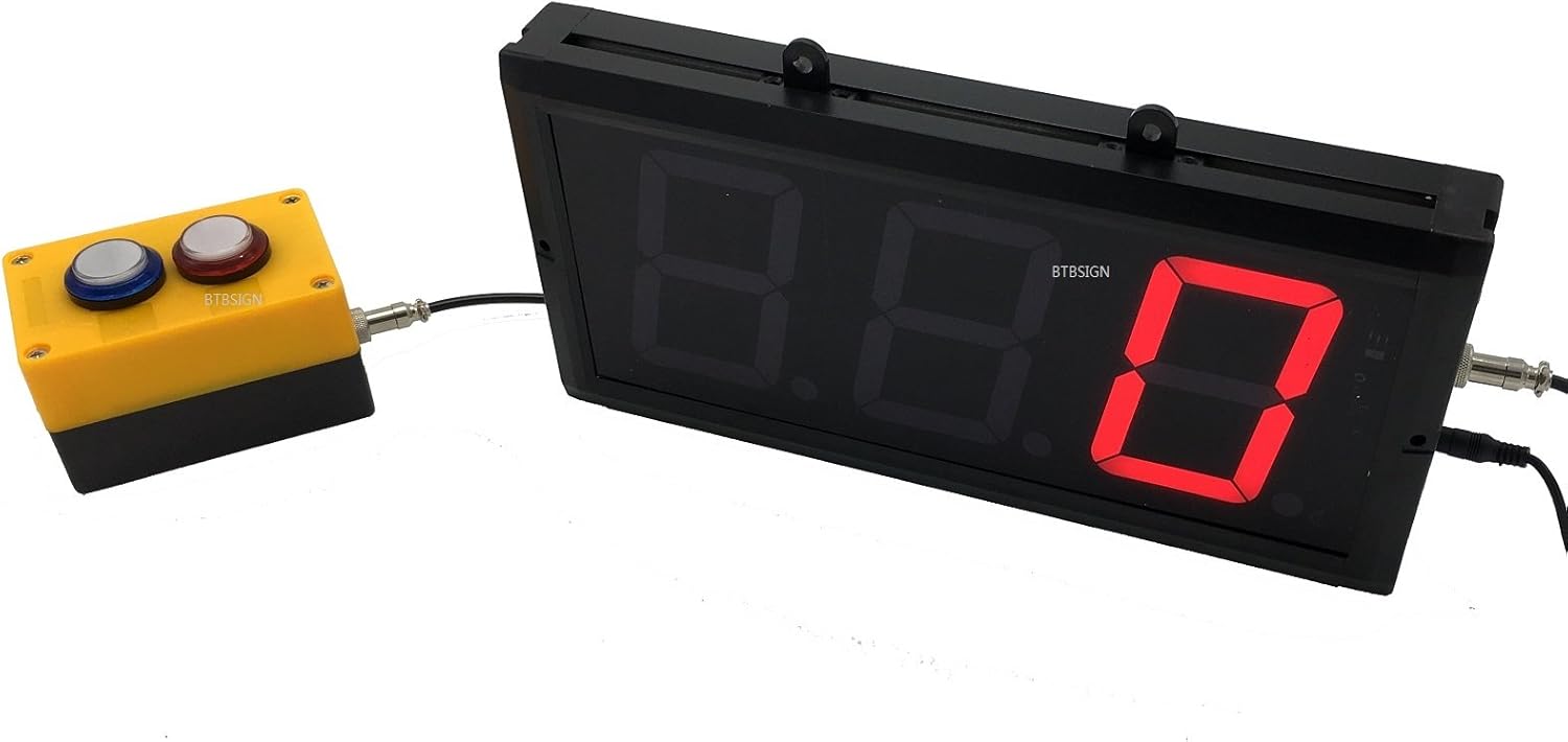 Super Sale 🛒 BTBSIGN LED Up/Down Counter with Switch Box & Remote Red 4'' LED Display (3Digits) 🔥 Hot Deals BTBSIGN LED Up/Down Counter with Switch Box & Remote Red 4'' LED Display (3Digits)