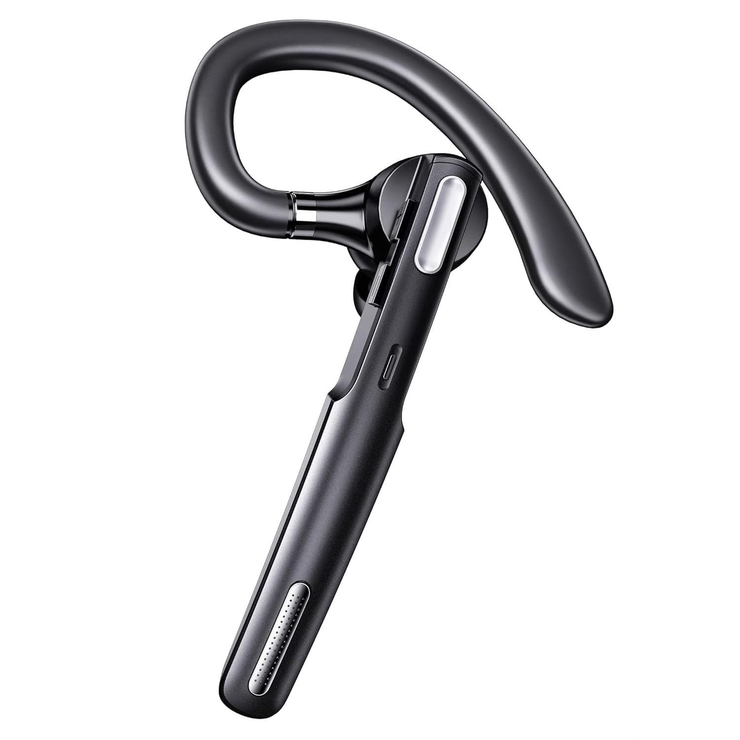 Bluetooth Headset, Wireless Bluetooth Earpiece V5.3 Hands-Free Earphones with Built-in Mic, Bluetooth Earpiece for Cell Phone/PC Tablet/Laptop Computer, Headphones for Trucker/Driver/Business-image-34