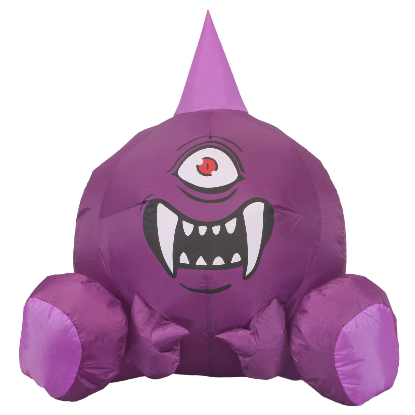 2.5 Ft Tall Little Monster Demon Inflatable Decorations Outdoor LED ...