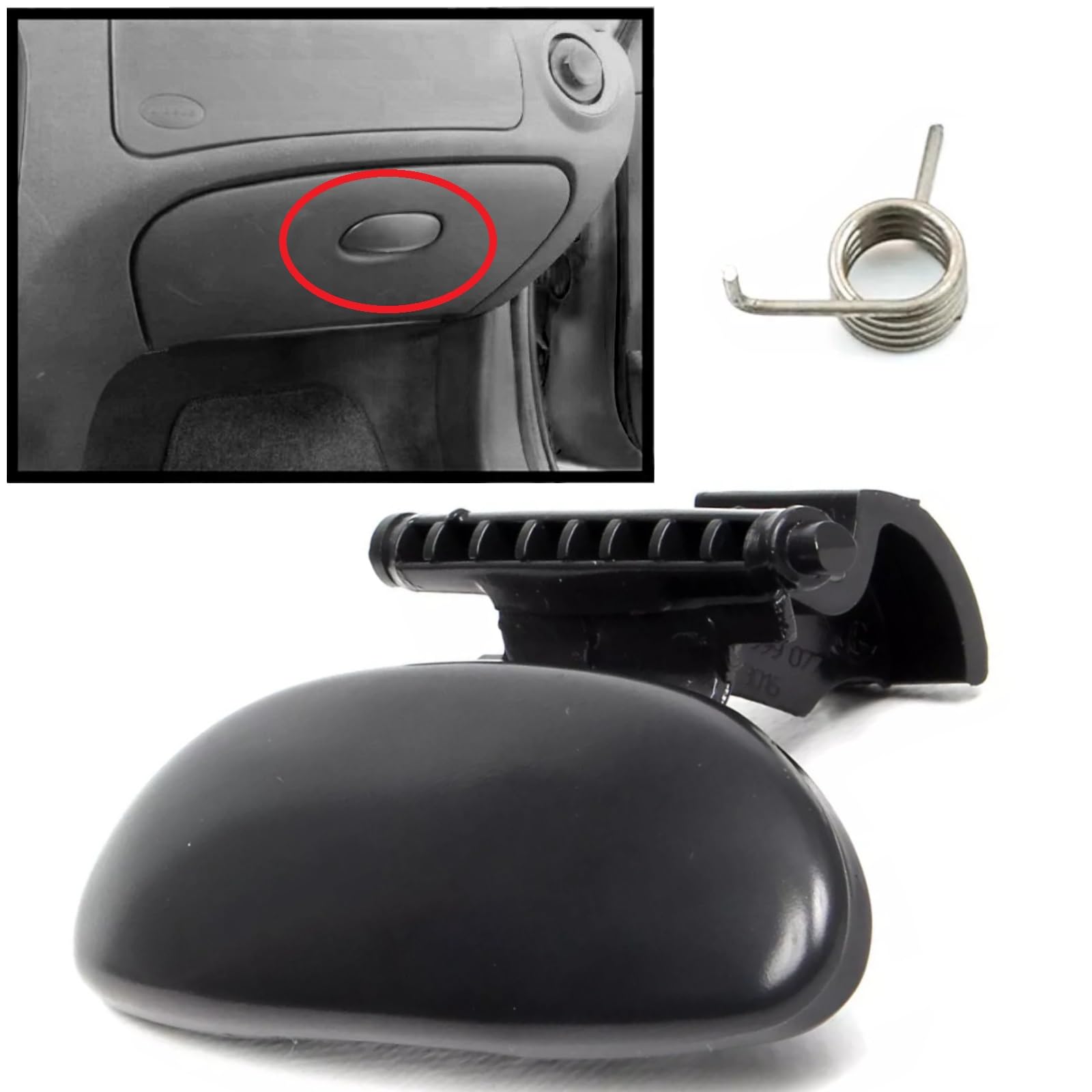 Twowinds Grip Glove Box, C-Elysee (from 2012), C2, C3 (2002-2009), Berlingo (2003-2008), 301 (from 2012), Partner (2003-2008) 8218A3 (Black