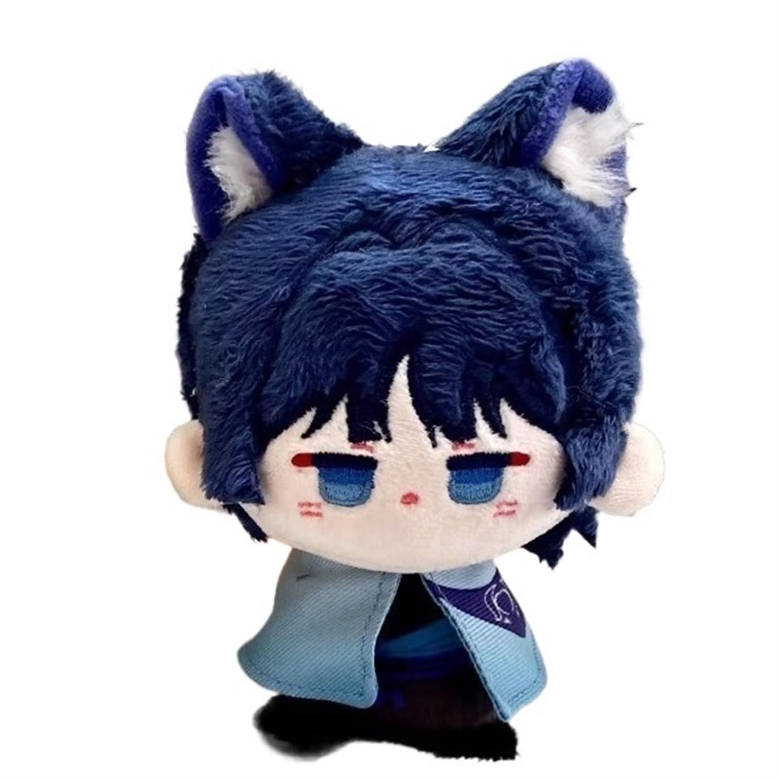 TOPLITHE Genshin Plush, 12CM Anime Plushie Toy Cute Soft Impact Stuffed Doll Keychain Carcoon Figure for Fans Gift(Wanderer)
