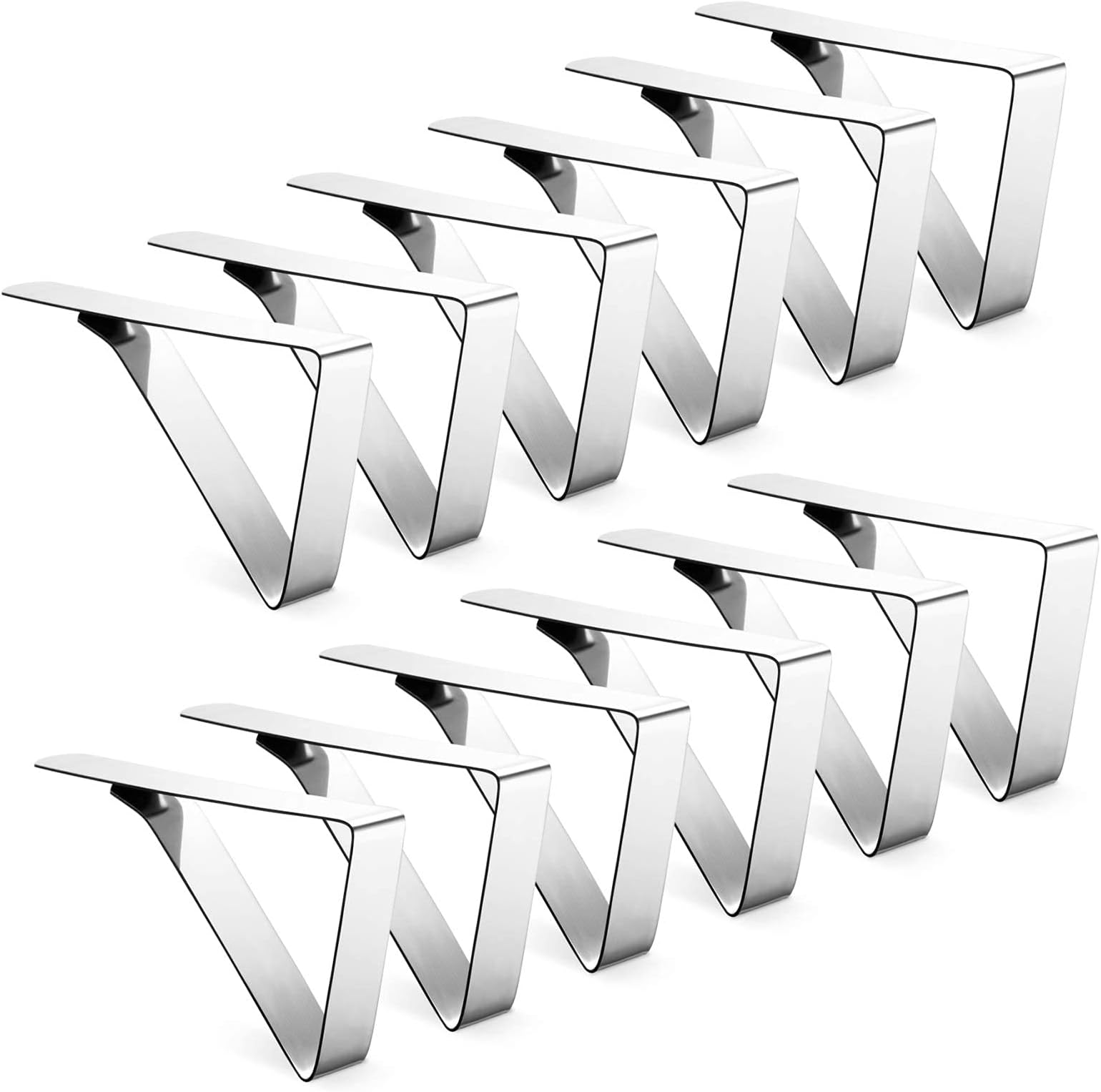 Latomex Tablecloth Clips, Set of 6 Extra Large Table Cover