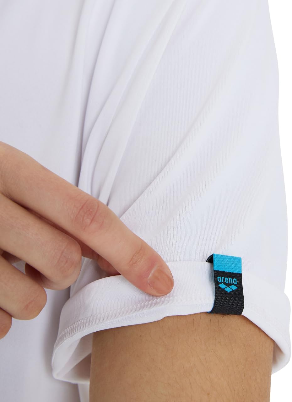 ARENA Unisex Team Solid Polo Shirt Short Sleeve Quick Dry Active Tee Regular Fit Athletic Top Gym Exercise Training