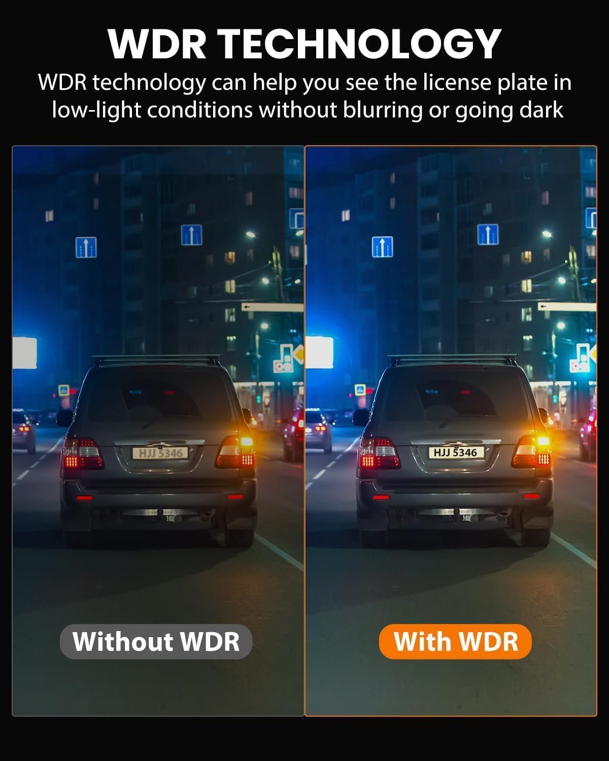 Dashcam 4K Pro – UHD Dualkamera vorne/hinten mit Nachtsicht & Parkwächter | INKL. Adapter für den Zigarettenanzünder (STD: 4K+1080P + Chargeur Auto)
