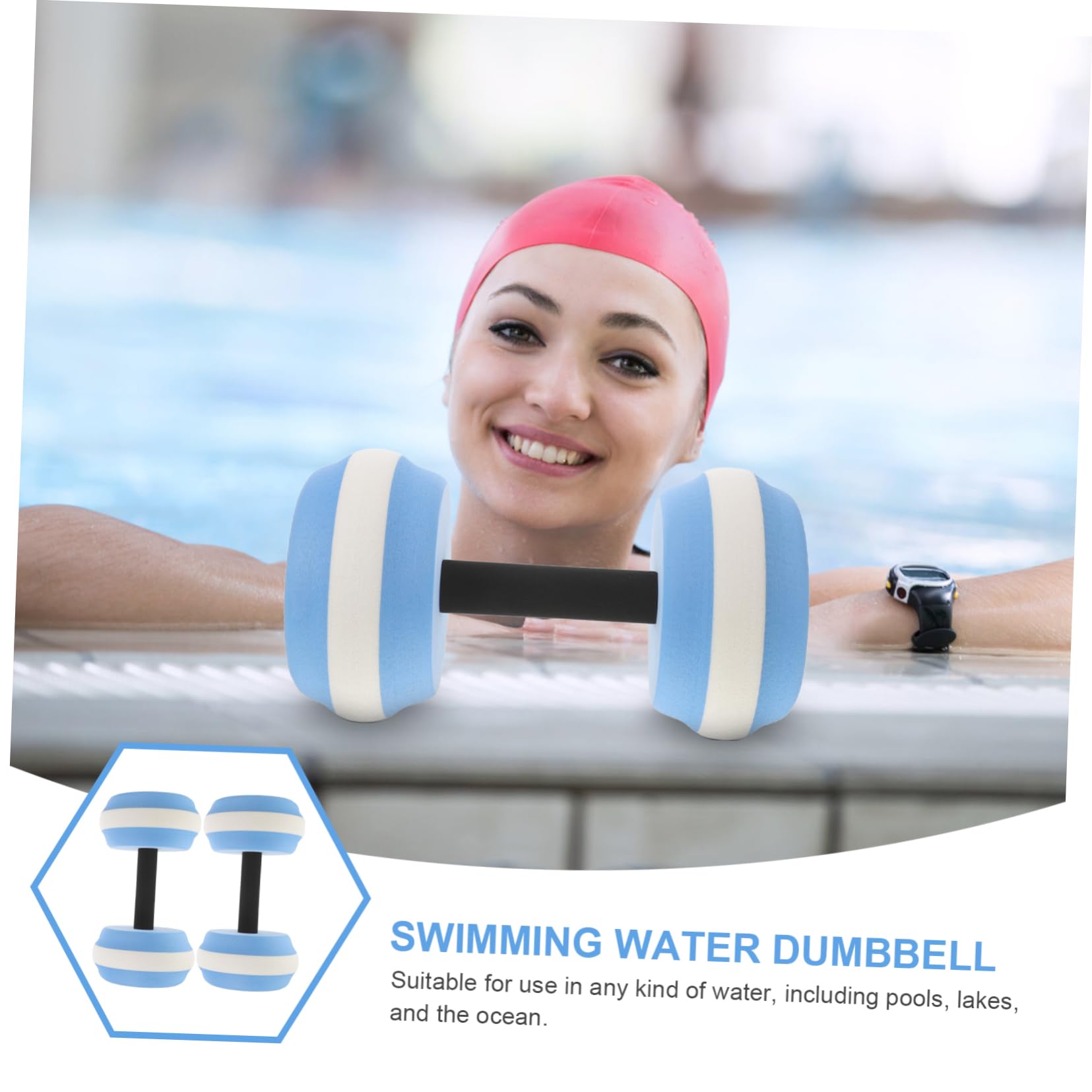Set Di Manubri Da Piscina Pull Buoy Per Nuoto Attrezzatura Per Esercizi a Basso Impatto Per Adulti Per Sviluppare La e Migliorare La Coordinazione