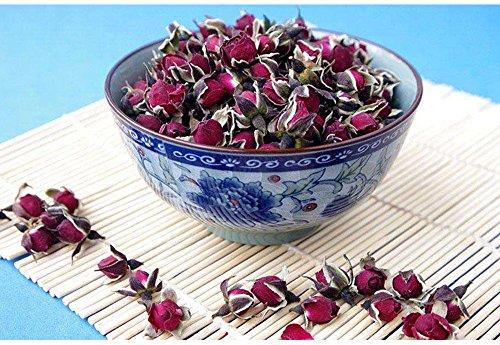 Flores secas naturales de rosa roja 4 oz miniatura 3