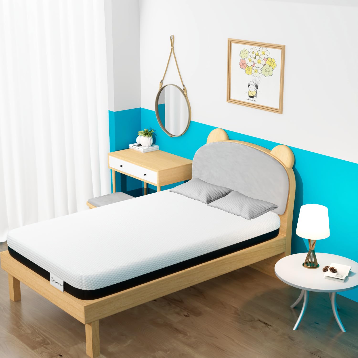 Full Mattress Topper, Memory Foam Comfort Mattress topper,