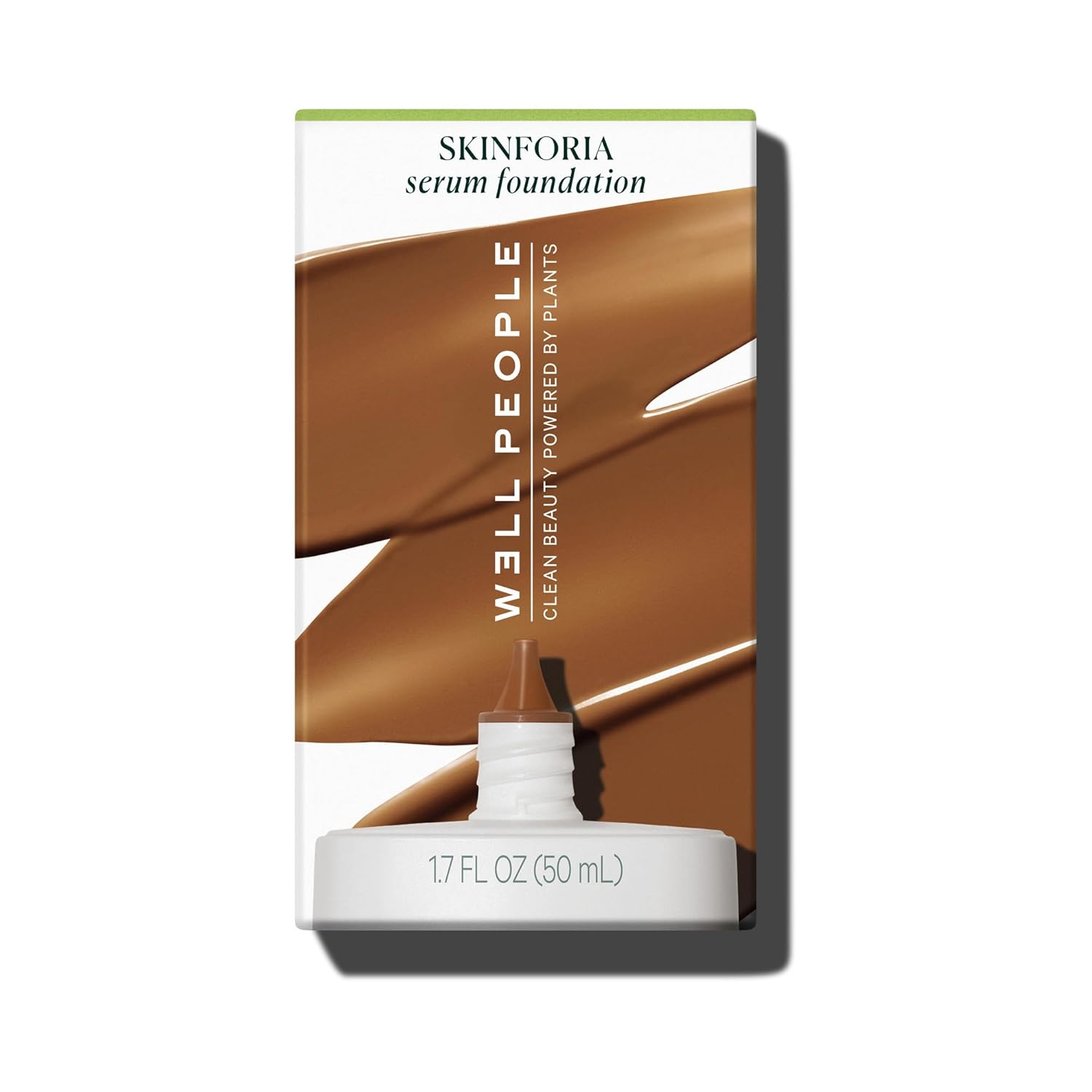 Well People Skinforia Serum Foundation, Lightweight Tinted Formula Hydrates, Smooths, and Evens Skin Tone with Birch Sap and Mushroom Complex, Long-Lasting, Natural Finish, 40 Deep Neutral - Image 9