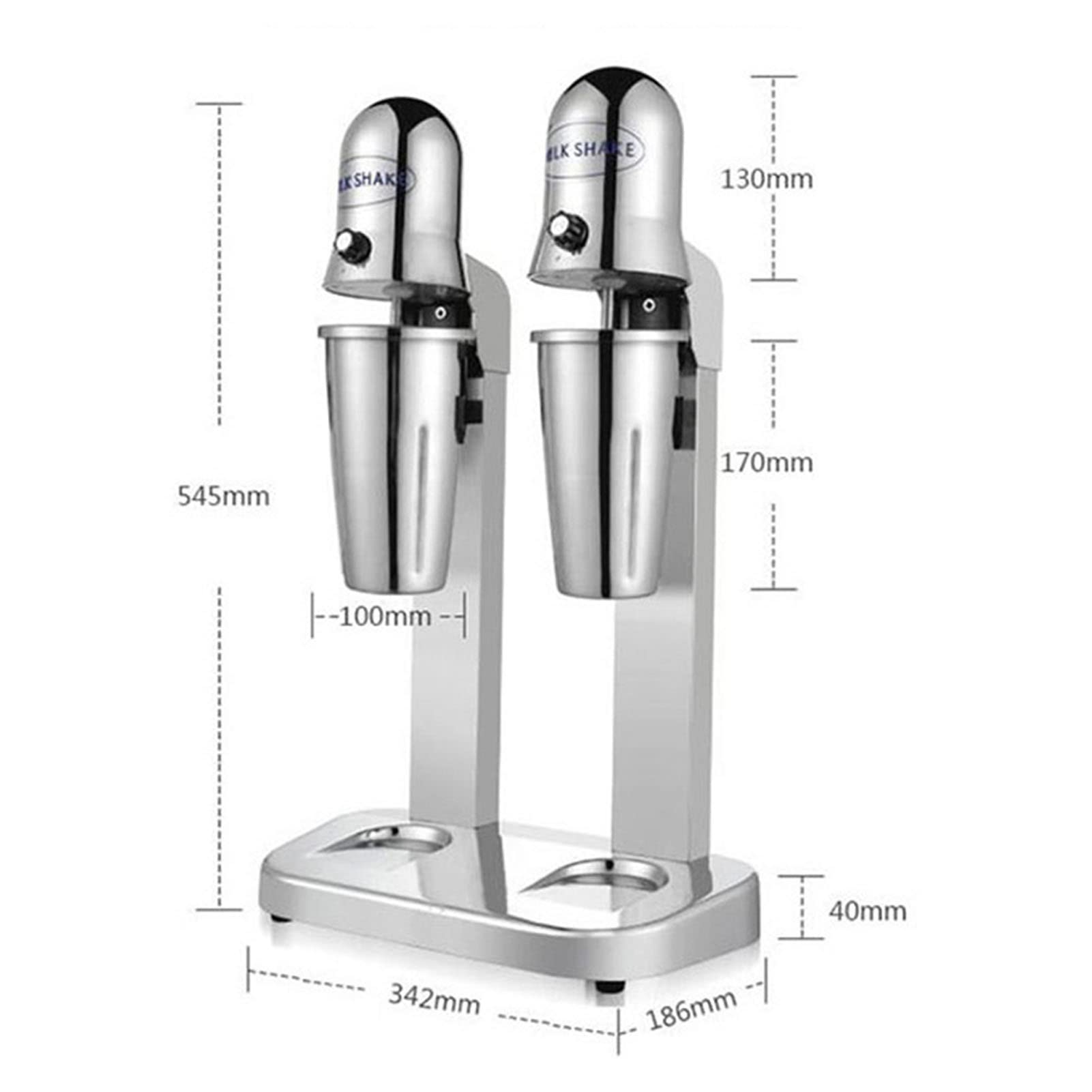 Maker Di Shaker Di Latte Elettrico 2 Velocità Melphake Machine Smoothie Drink Mixer 304 Acciaio Inossidabile Macchina Per Creatori Di Frutteti Protein Shaker Per I Cocktail Di Frullati Di Proteine
