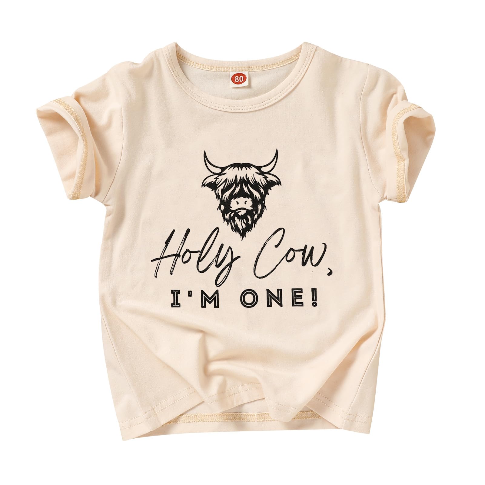 GRNSHTSFirst Birthday Shirt Baby Boys One Year Old Tops 1st Birthday T-Shirt Clothes Outfit