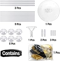 Vista 78 de Juego de decoraciones para fiesta de cumpleaños número 16, serpentinas moradas con soporte de globo de mesa morado, decoraciones de fiesta