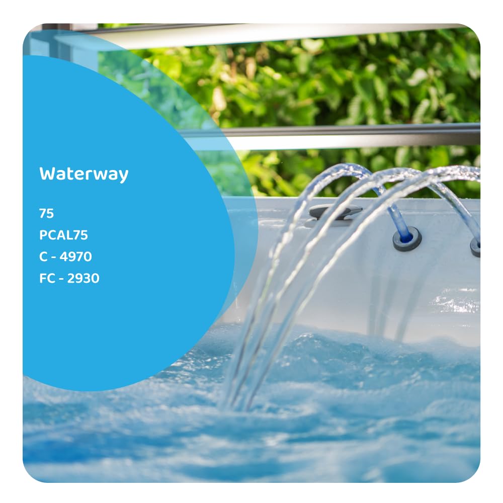 AllSpares Filtro dell'acqua per cartuccia filtrante Whirlpool/Pool adatto per Waterway 75 / PCAL75 / C-4970 / FC-2930 | Ø 125 x 600 mm