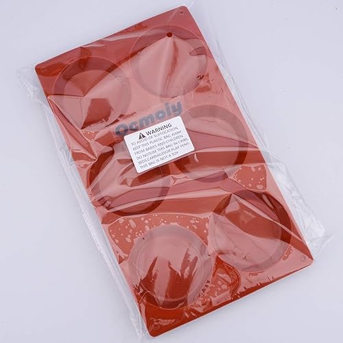 Miniatura 7 de Ocmoiy Molde de huevo de 3 pulgadas para sándwiches de desayuno, molde redondo de silicona para magdalenasbandeja para huevos, moldes de silicona